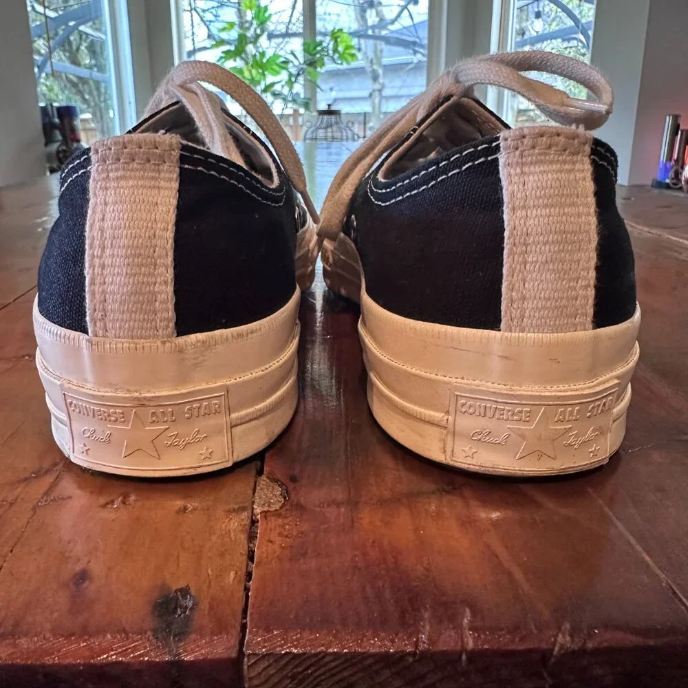 Comme Des Garcons Play- Converse low top sneaker. - Picture 9 of 13